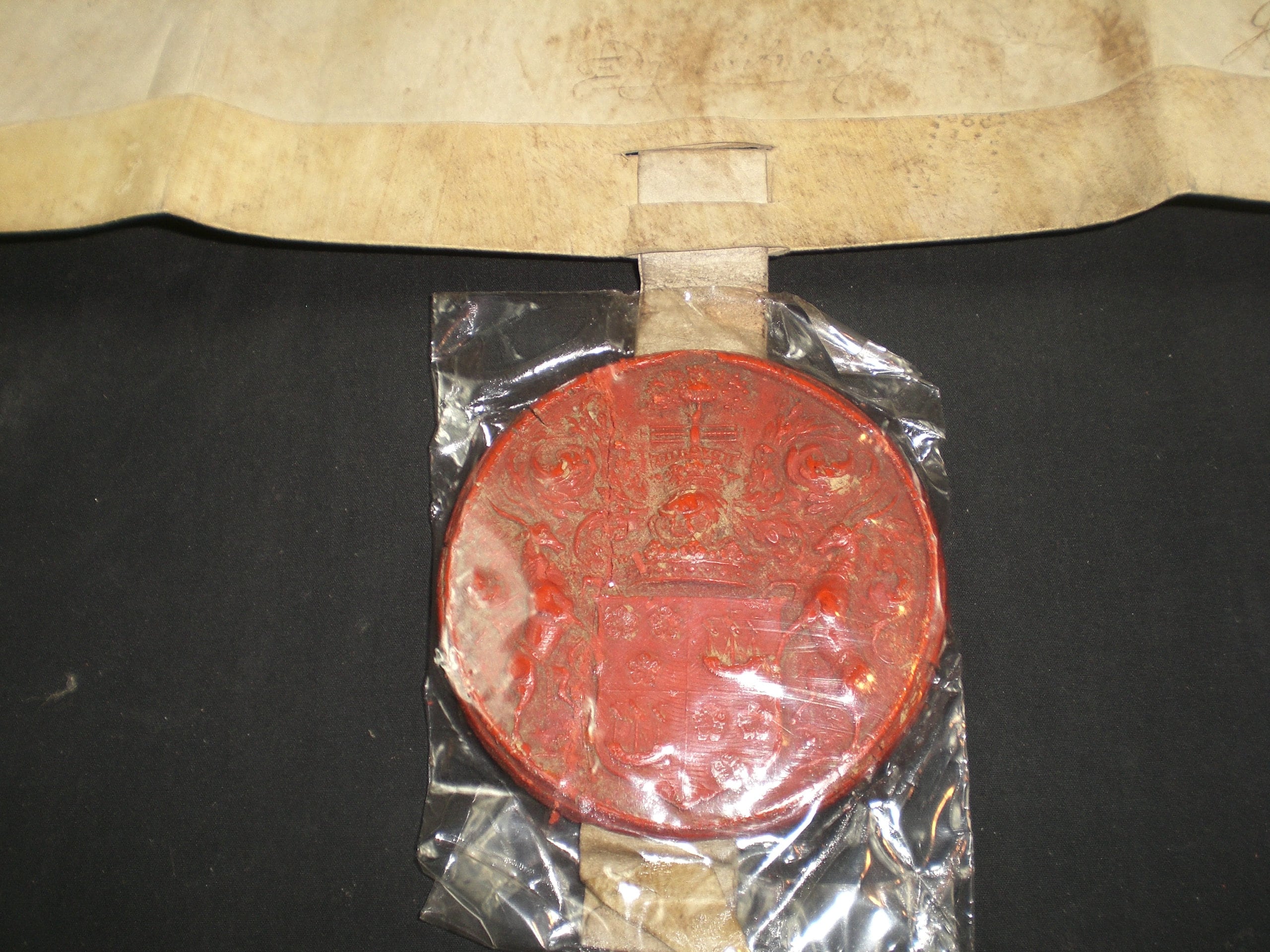 1774 Antique Scottish Vellum Deed & Great Seal Etsy Polska