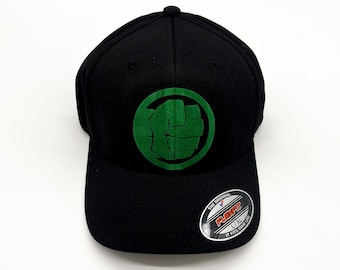Hulk Smash Avengers Marvel Disney Inspired Fitted Hat, Youth Adult Women Men Disney Marvel Avengers Hulk Fitted Hat or Trucker Hat