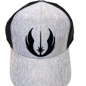 Star Wars Jedi Symbol Disney Star Wars Land Galaxy&#39;s Edge Inspired Fitted or Trucker Hat, Youth Adult Women Men Disney Star Wars Jedi Hat
