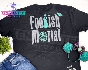 Foolish Mortal Haunted Mansion Inspired Disney Shirt, Haunted Mansion Holiday 50th Madame Leota Hitchhiking Ghosts Shirt