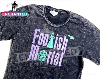 Foolish Mortal Haunted Mansion Inspired Disney Shirt, Haunted Mansion Holiday 50th Madame Leota Hitchhiking Ghosts Shirt