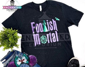Foolish Mortal Haunted Mansion Inspired Disney Shirt, Haunted Mansion Holiday 50th Madame Leota Hitchhiking Ghosts Shirt
