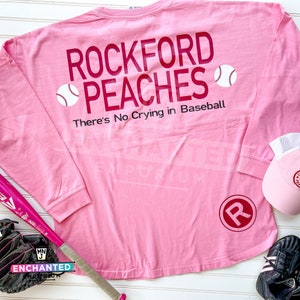 City of Rockford Peaches A League of Their Own Movie Adult Youth Jersey Shirt, A League of Their Own Shirt, City of Rockford Peaches Shirt