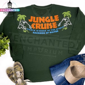 Jungle Cruise Backside of Water Boat Tours Wildlife Expeditions Safari Disney Inspired Disneyland Adventureland Disney World Jersey Shirt