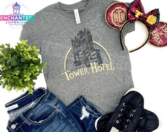 Tower of Terror The Hollywood Tower Hotel Twilight Zone Disney Parks Ride Disneyland Disney World Hollywood Studios Shirt