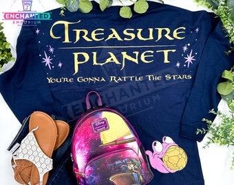Treasure Planet You're Gonna Rattle The Stars Disney Inspired Jersey Shirt Disneyland Disney World Jersey Shirt