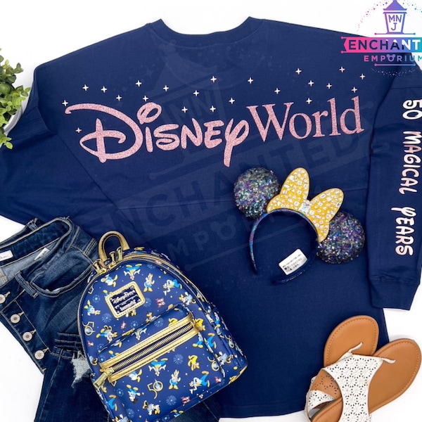 Disneyworld 50th Spirit Jersey Etsy