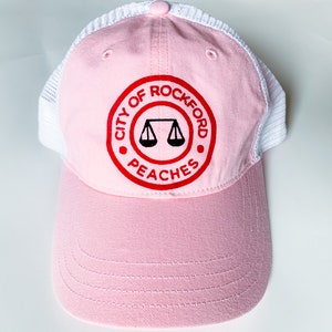 Rockford Peaches Inspired Hat, A League of Their Own Rockford Peaches Youth Adult Women Men Fitted Hat or Trucker Hat