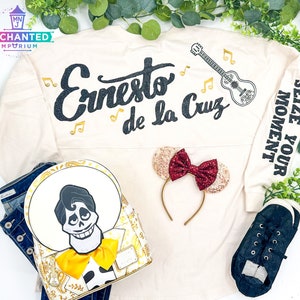 Ernesto de La Cruz Chemise en jersey inspirée de Coco Seize Your Moment d'inspiration Disney Chemise en jersey de Disneyland Disney World
