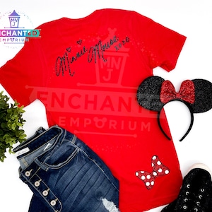 Minnie Mouse Inspired Shirt Disneyland Disney World Shirt