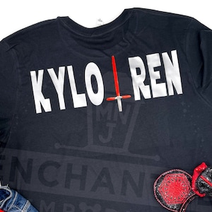 Kylo Ren Dark Side Star Wars Land Galaxy&#39;s Edge Kylo Ren Inspired shirt, Dark Side Lightsaber and helmet Galaxy&#39;s Edge shirt