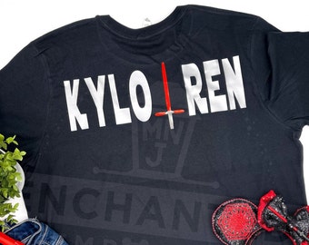 Kylo Ren Dark Side Star Wars Land Galaxy's Edge Kylo Ren Inspired shirt, Dark Side Lightsaber and helmet Galaxy's Edge shirt