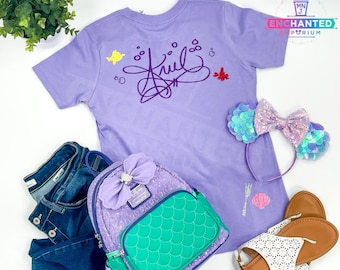 Ariel Little Mermaid Inspired Disneyland Disney World Shirt, Ariel Disney Princess Inspired Shirt