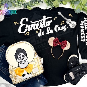 Ernesto de La Cruz Chemise en jersey inspirée de Coco Seize Your Moment d'inspiration Disney Chemise en jersey de Disneyland Disney World