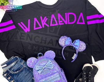 Wakanda Black Panther Disney Inspired Jersey Shirt Disneyland Avengers Campus Disney World Jersey Shirt