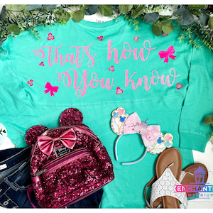 Enchanted That's How You Know Giselle Disney Inspired Jersey Shirt Disneyland Disney World Jersey Shirt