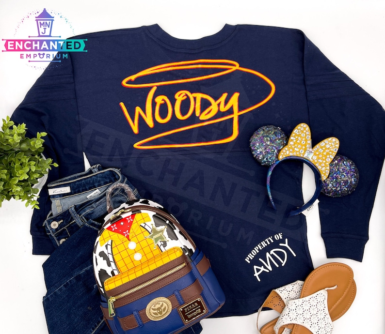 Woody Toy Story Disney Inspired Jersey Shirt Disneyland Disney Etsy