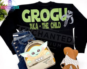 Grogu The Child The Mandalorian Disney Star Wars Inspired Jersey Shirt Disneyland Disney World Jersey Shirt