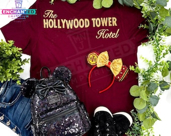 Tower of Terror The Hollywood Tower Hotel Twilight Zone Disney Parks Ride Disneyland Disney World Hollywood Studios Shirt