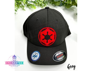 Star Wars Empire Symbol Disney Star Wars Land Galaxy's Edge Inspired Fitted or Trucker Hat, Youth Adult Disney Star Wars Empire Hat
