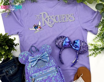 The Rescuers Bianca & Bernard Disney Inspired Jersey Shirt Disneyland Disney World Shirt