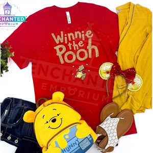 Winnie the Pooh Honey Pot with Bees Disney Disneyland Disney World Shirt, Pooh Bear Pot of Honey Oh Bother Disney Shirt