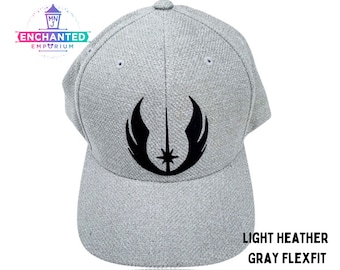Star Wars Jedi Symbol Disney Star Wars Land Galaxy's Edge Inspired Fitted or Trucker Hat, Youth Adult Women Men Disney Star Wars Jedi Hat