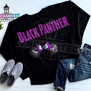Wakanda Panthers Hockey Jersey - Mens Large Black Panther #20 Forever