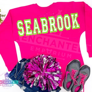 Zombies SeaBrook High Cheer Squad Mighty Shrimp Disney Inspired Jersey Shirt Disneyland Disney World Jersey Shirt
