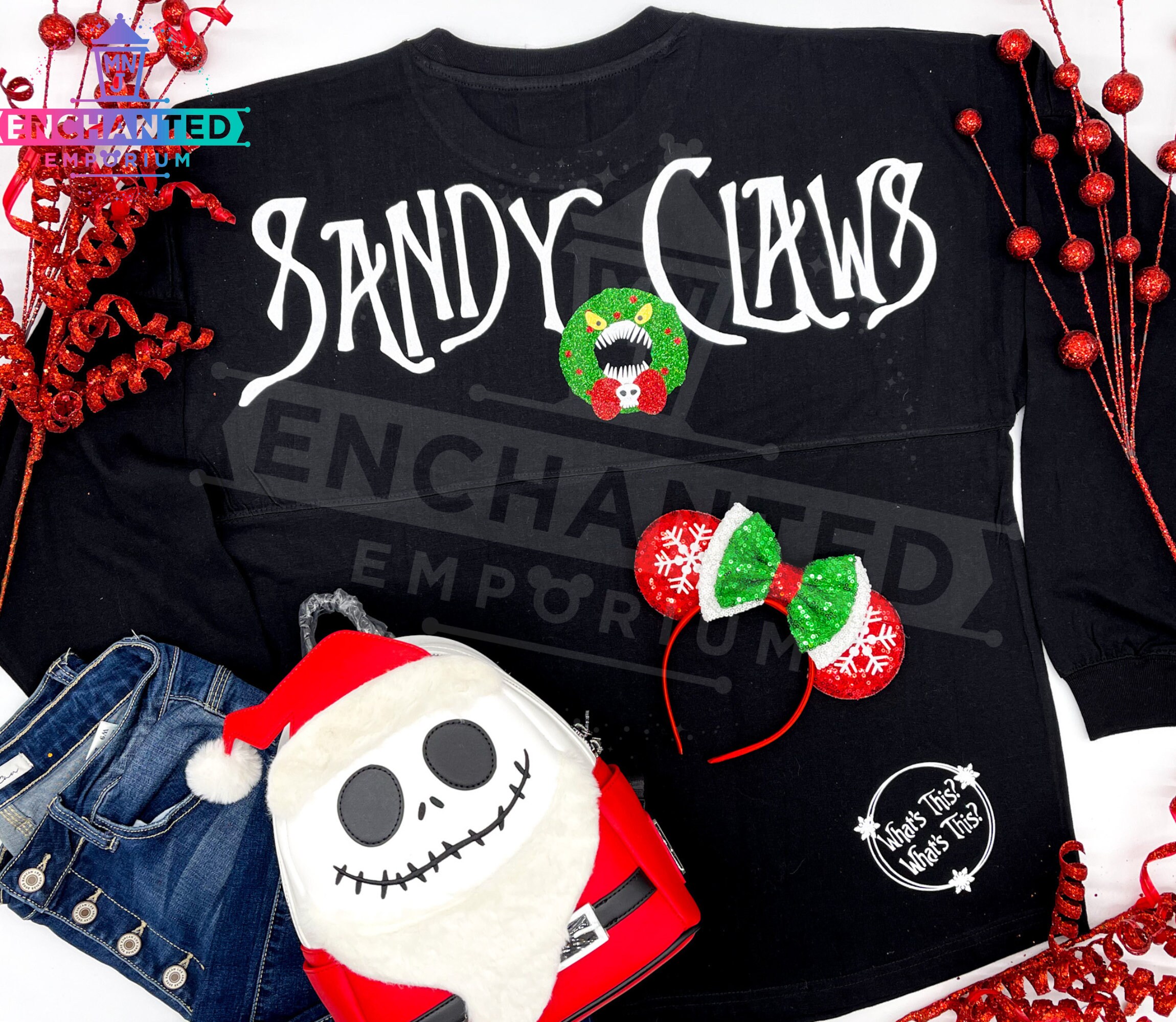 Sandy Claws Jack Skellington Inspired Nightmare Before Christmas 
