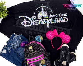 HongKong Disneyland Disney Inspired Jersey Shirt Disneyland Disney World Jersey Shirt