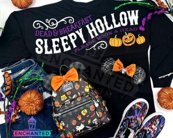 Sleepy Hollow Disney Halloween inspirado jinete sin cabeza Disney inspirado Jersey camisa Disneyland Disney World Jersey camisa