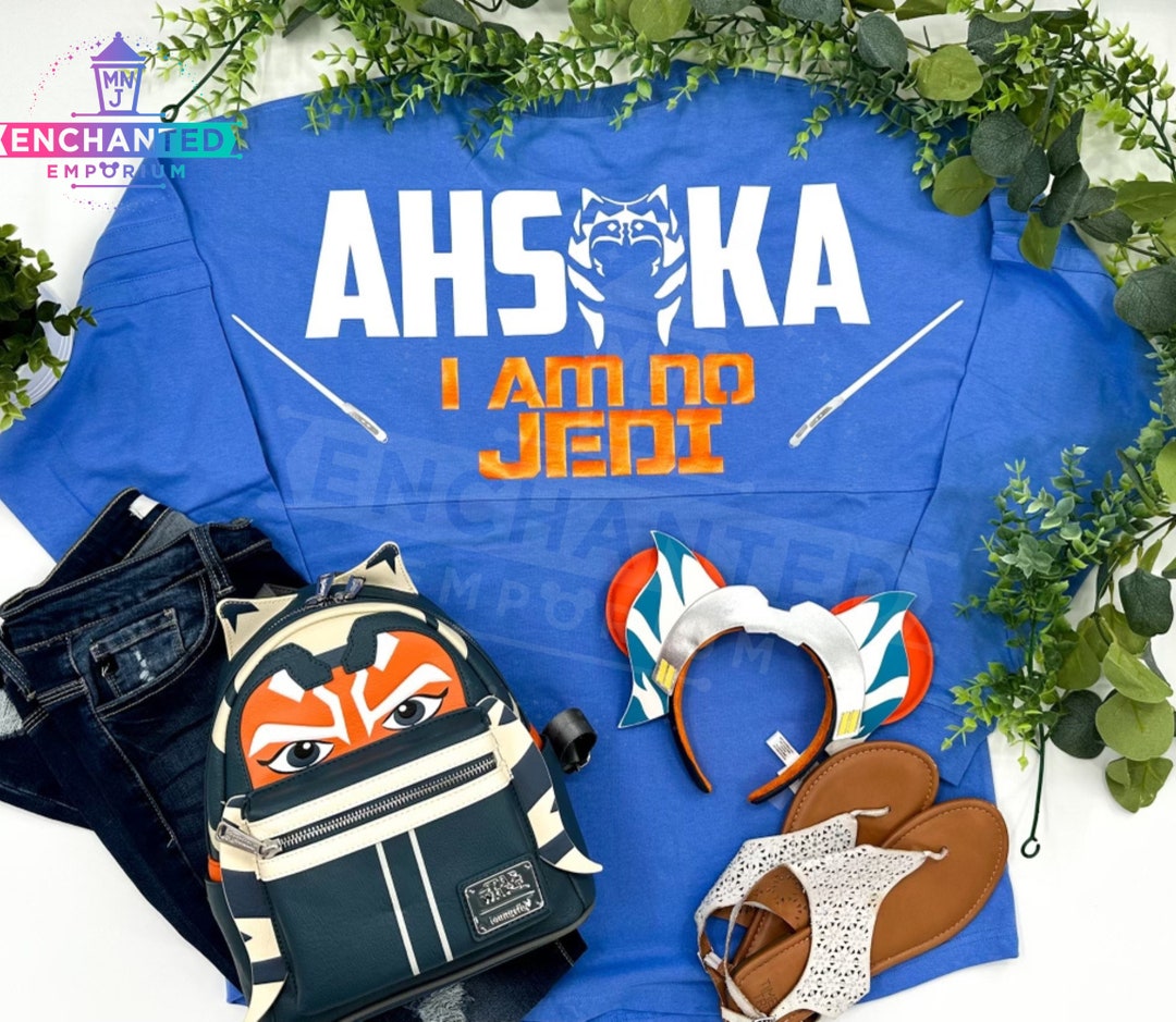 Ahsoka Tano I Am No Jedi Star Wars Rebels Clone Wars Mandalorian Inspired Disney Jersey Shirt