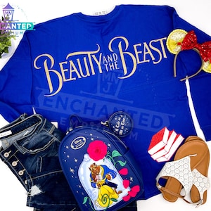 Beauty and the Beast Stained Glass Rose Tale as Old as Time Disney Inspired Jersey Shirt Disneyland Disney World Jersey Shirt