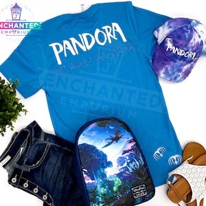 Pandora Avatar Sivako Flight of Passage Inspired Glow in the Dark Disney Shirt for Disneyland Disney World Animal Kingdom Disney Parks