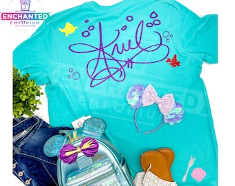 Ariel Little Mermaid Inspired Disneyland Disney World Shirt, Ariel Disney Princess Inspired Shirt