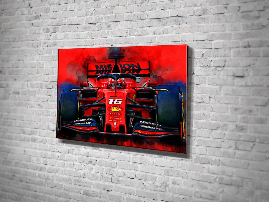 Charles Leclerc F1 Automovilismo Ferrari Firma Foto 5x7 | Meses sin interés