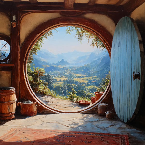 Der Herr der Ringe Landschaft Fan Art Ölfarbe Design Leinwanddruck Geschenk Für LOTR FANS