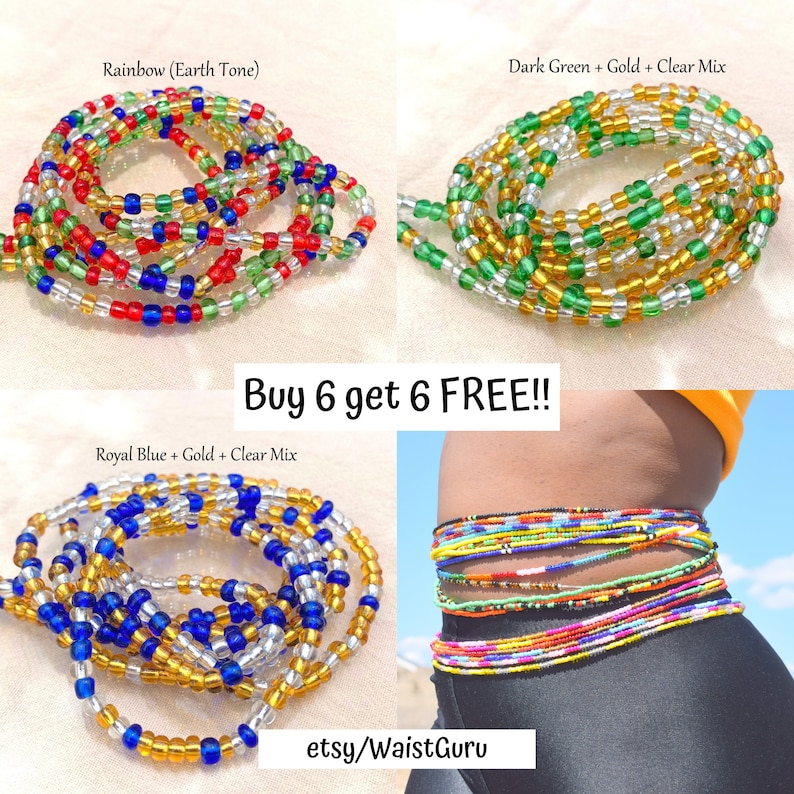 TIE on Waist Beads Waist Beads for Weight Loss Waist Bead Etsy