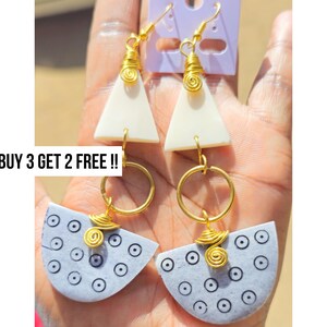 860 Dangle Drop Earrings, Gold Earrings Set, Earrings, African Jewelry, Gifts For Her, Boho Jewelry, Earrings for Women, Everyday Earrings.