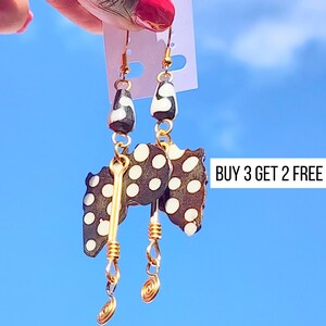 724 Everyday Earrings, Earrings For Women, Bone Earrings, Ethnic Earrings, Brass Earrings, Boho Jewelry, Birthday Gift, Gold Earrings Set.