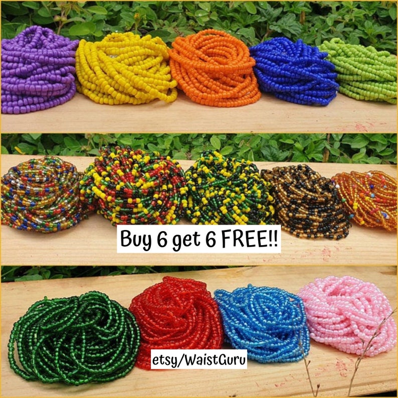 Waist Beads for Weight loss Adjustable Waist Beads Waist Bead Set Thread Waist Beads Cotton Thread Waist Bea ON SALE TIE On Waist Beads