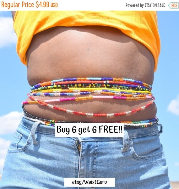 ON SALE Waist Beads TIE On Waist Beads 