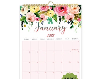 Wall Calendar 2022 | Etsy