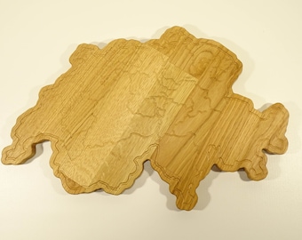 Custom artisanal cutting board, serving tray, cheese platter/charcuterie