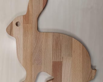 Easter bunny cutting board / appetizer platter / serving platter, cheese platter / charcuterie board