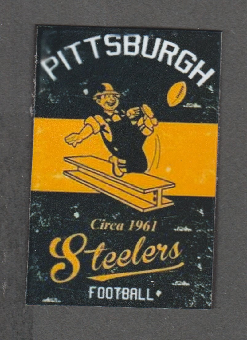 Fridge / Tool Box NFL Pittsburgh Steelers Vintage Etsy