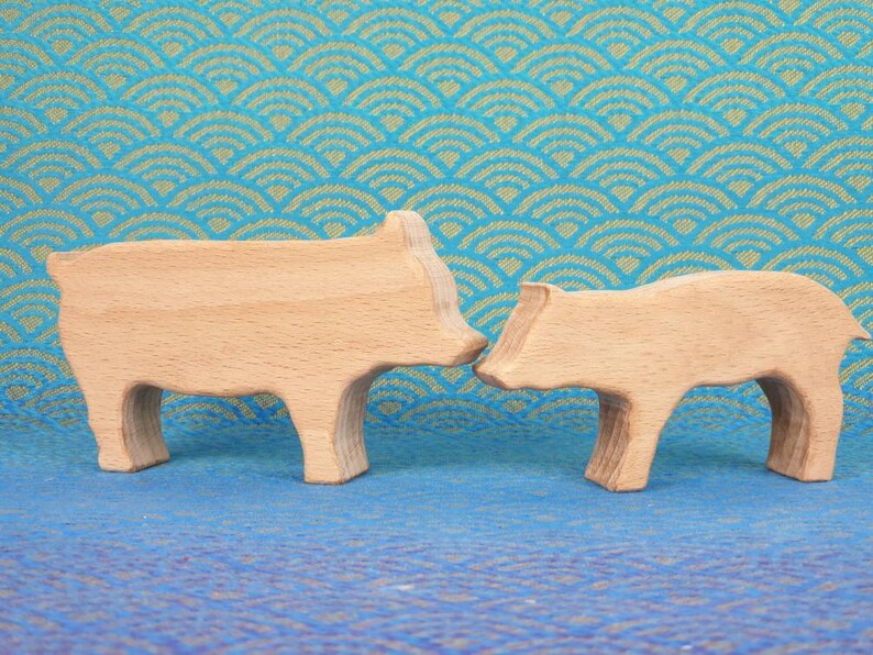 Pig Wooden Toy Farm Animal