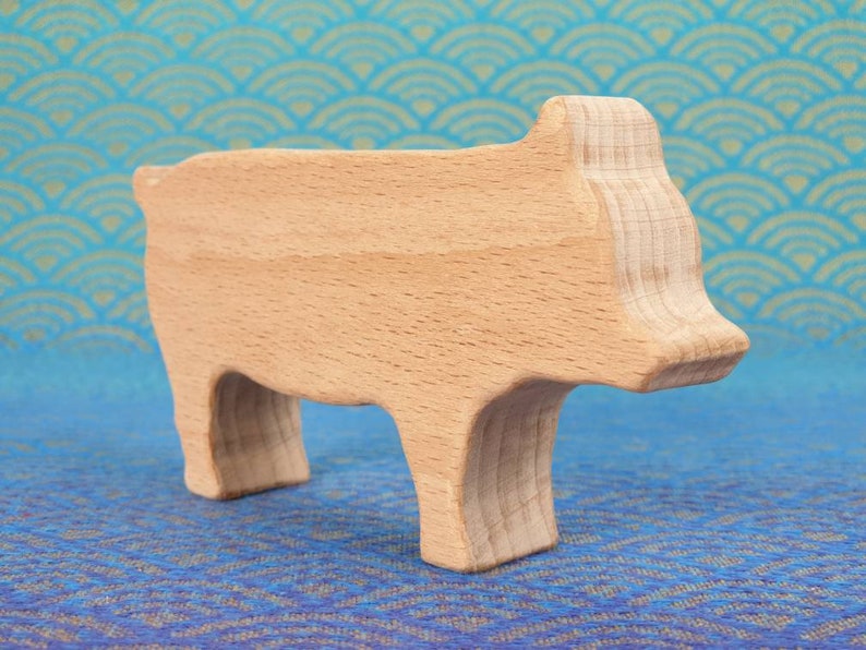 Pig Wooden Toy Farm Animal