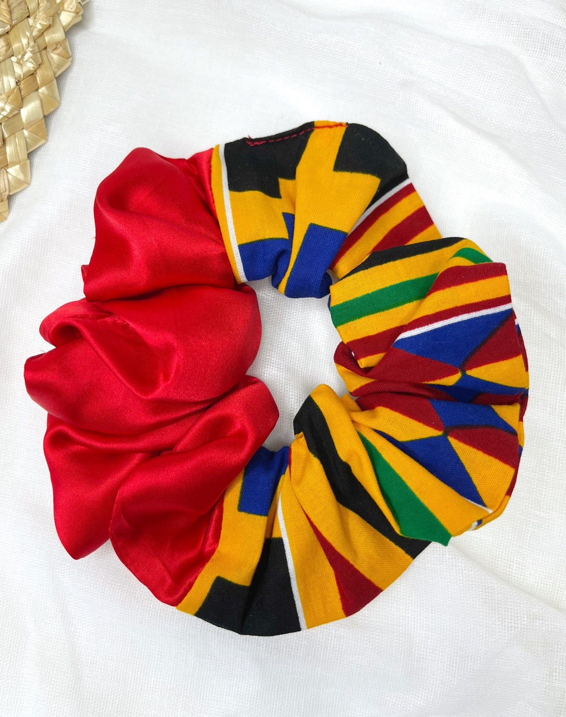 Silk Scrunchies African Ankara Print Hair Scrunchie - Etsy Ireland